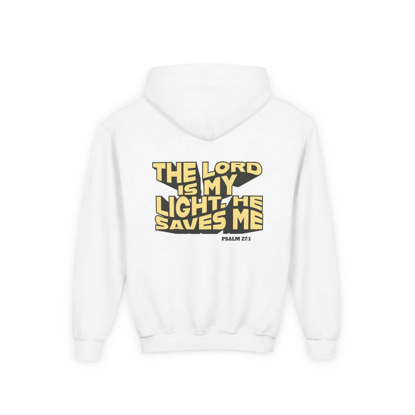 Psalm 27:1 Kids Hoodie – The Lord Is My Light