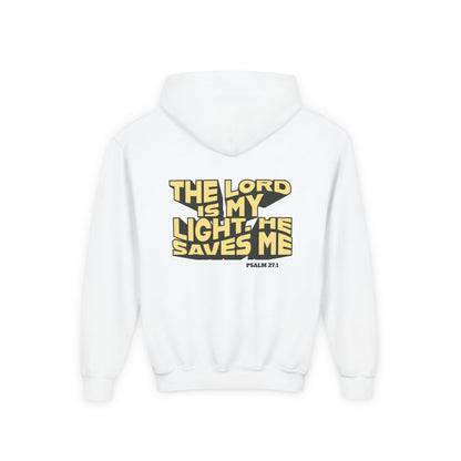 Psalm 27:1 Kids Hoodie – The Lord Is My Light
