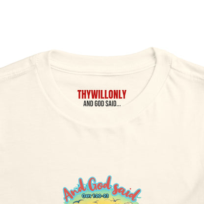 Creation Day 5 Toddler Tee: Soar & Splash