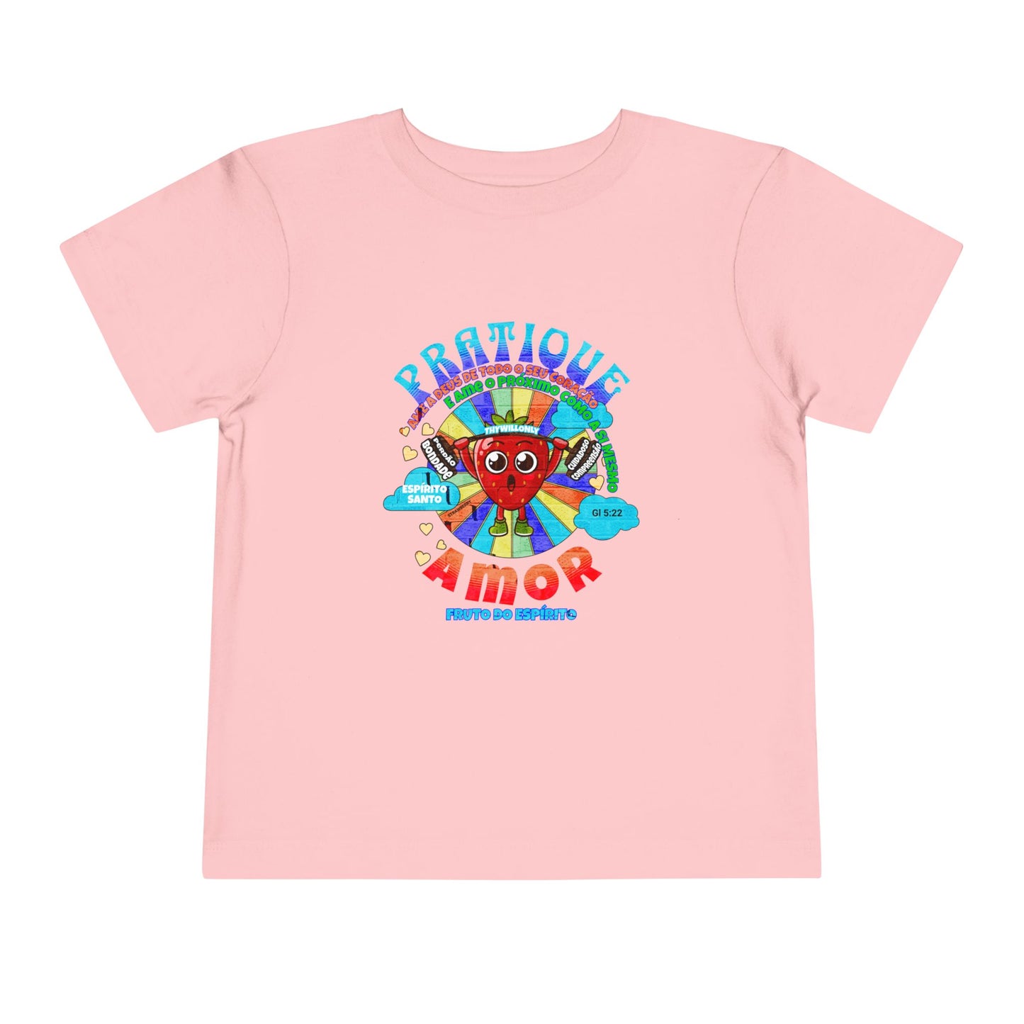 Gálatas 5:22 Camiseta Infantil: Amor – Fruto do Espírito