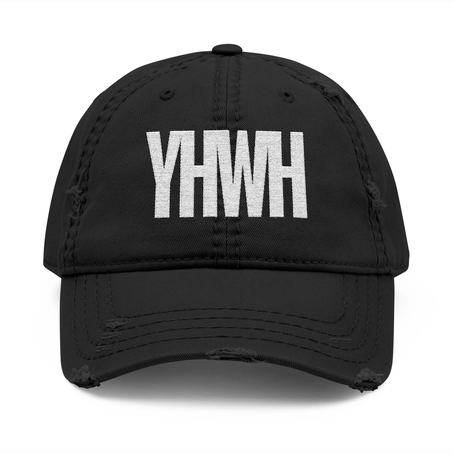 YHWH Distressed Cap - White Letter Edition