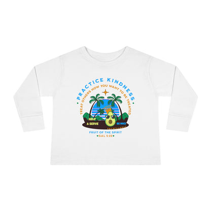 Galatians 5:22 Toddler LS Tee: Kindness – Fruit of the Spirit