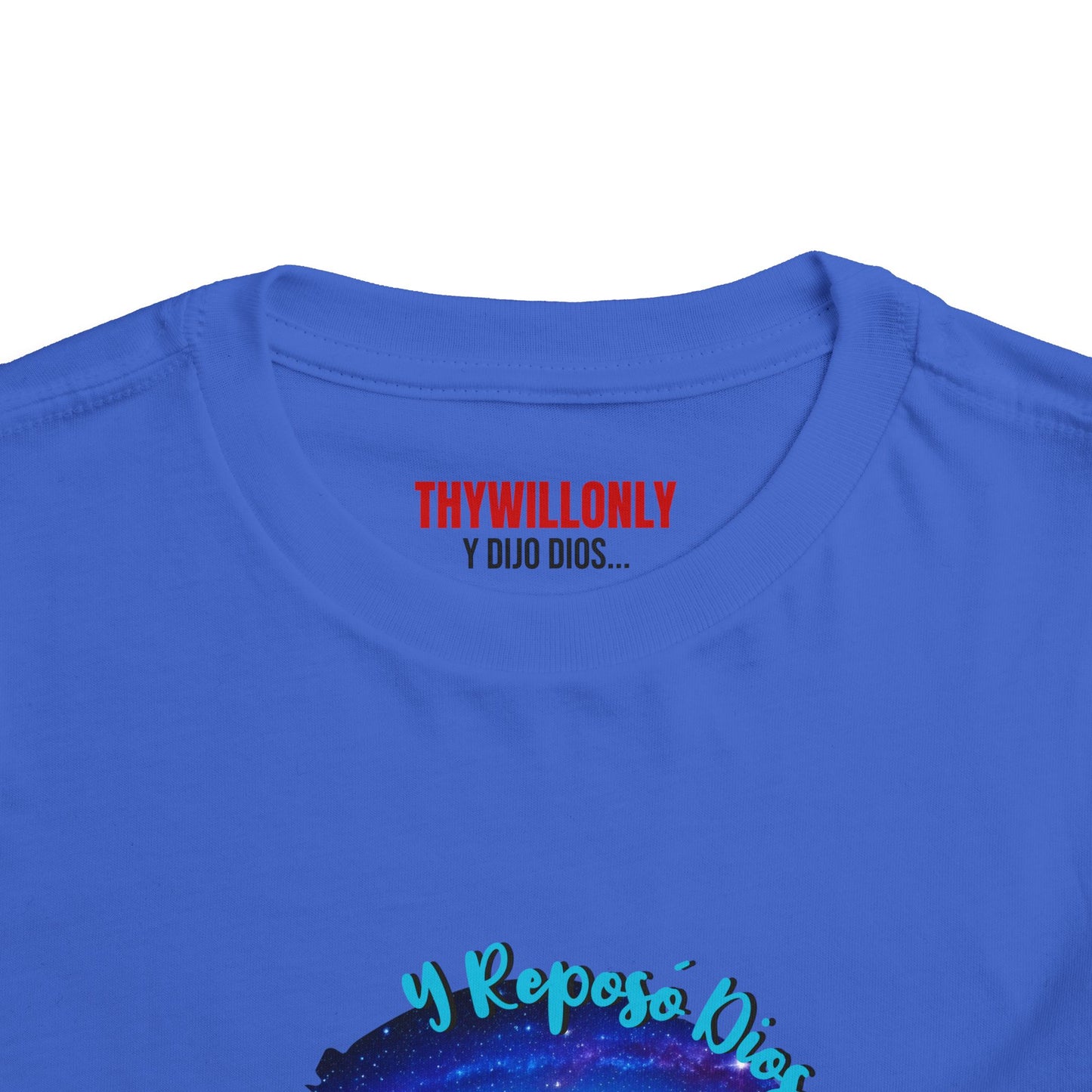 Día 7 de la Creación - Camiseta Infantil: Dios Descansó