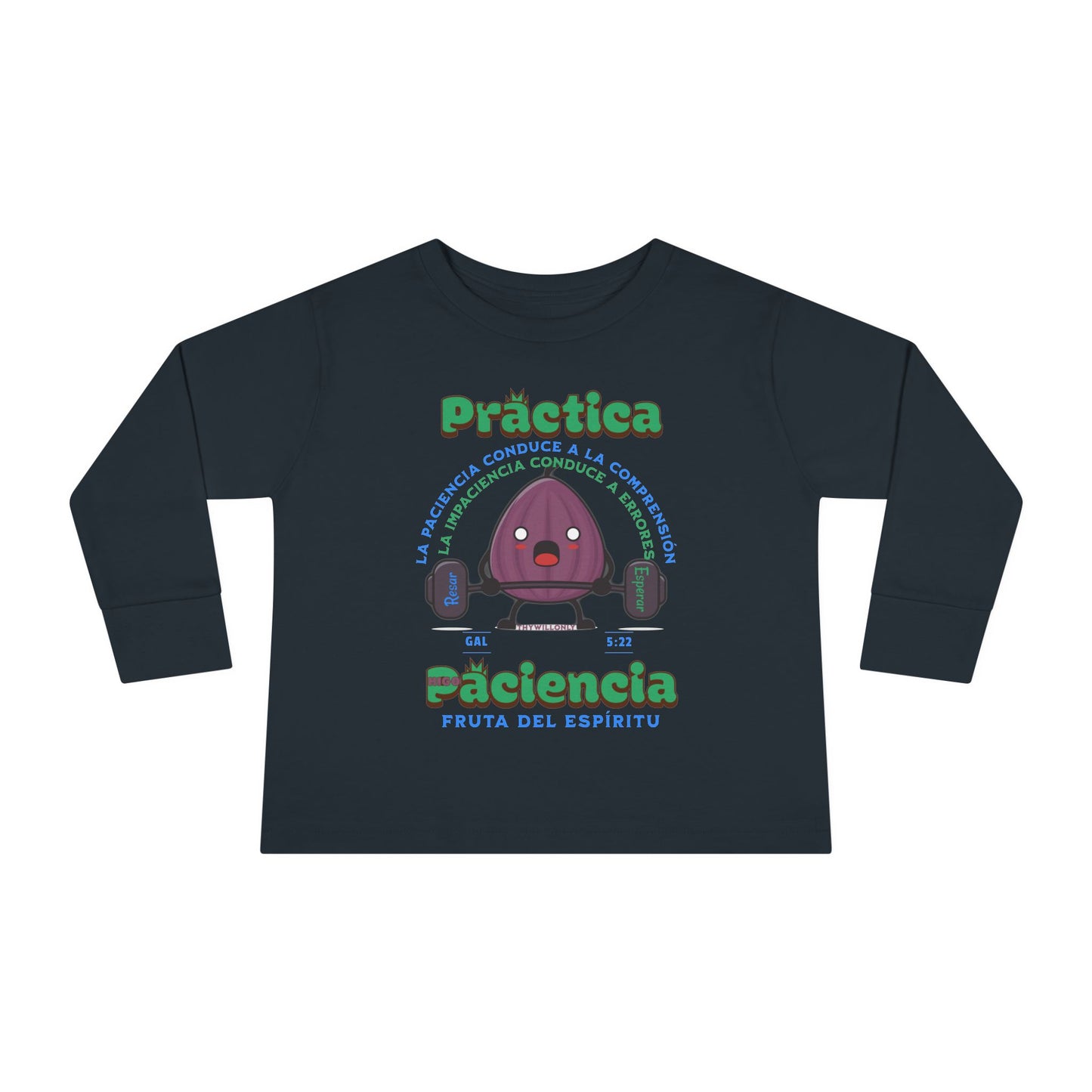 Gálatas 5:22 - Camiseta para Niños: Paciencia – Fruto del Espíritu