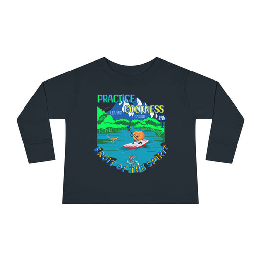 Galatians 5:22 Toddler LS Tee: Goodness – Fruit of the Spirit
