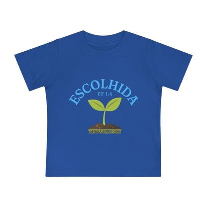 Efésios 1:4 - Camiseta de Bebê Escolhida