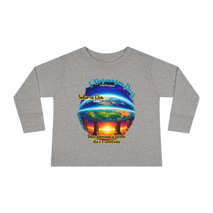 Camiseta Infantil de Manga Longa – Dia 7 da Criação: Deus Descansou