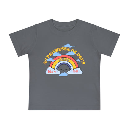 Gênesis 9:11–17 - Camiseta de Bebê A Promessa de Deus