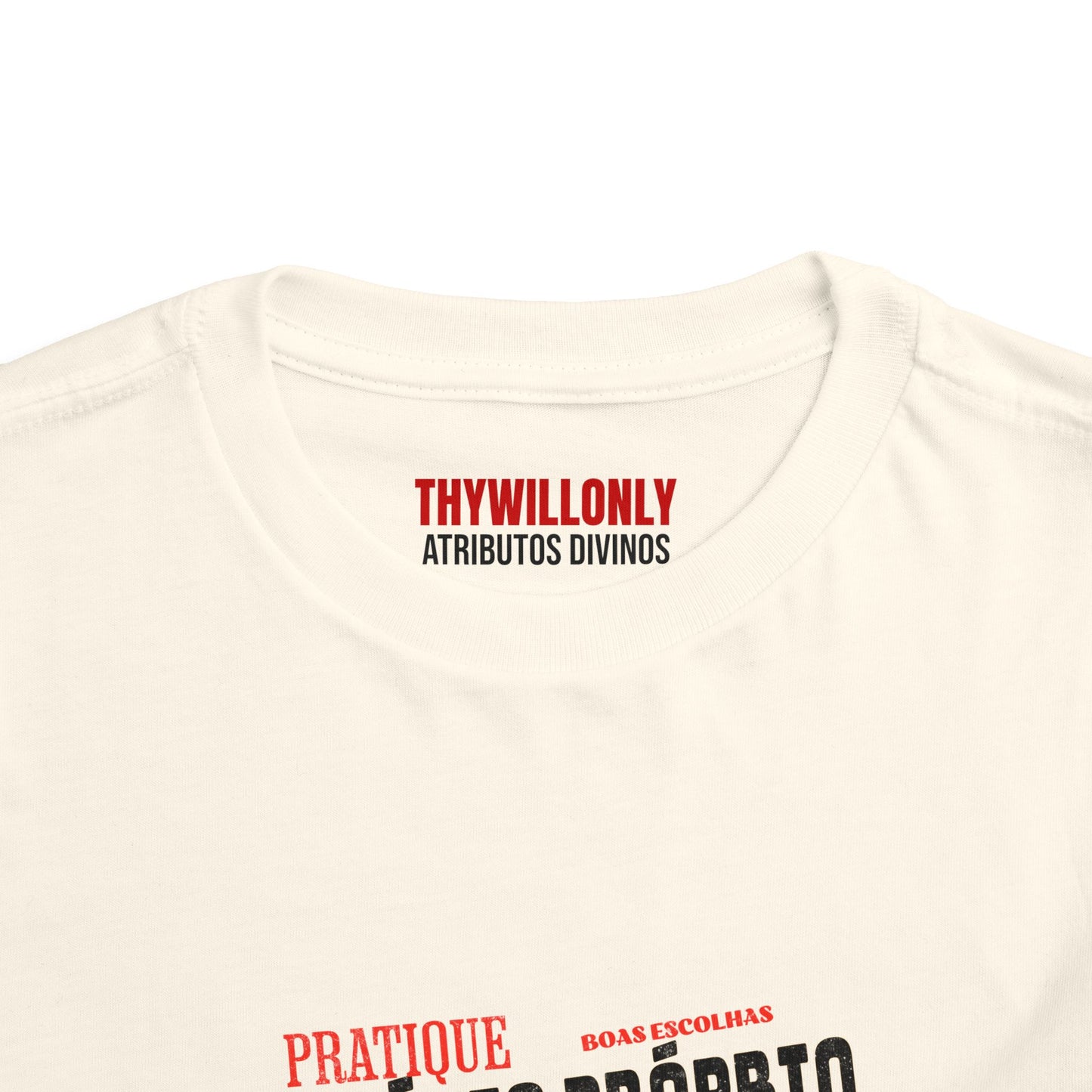 Gálatas 5:23 Camiseta Infantil: Domínio Próprio – Fruto do Espírito