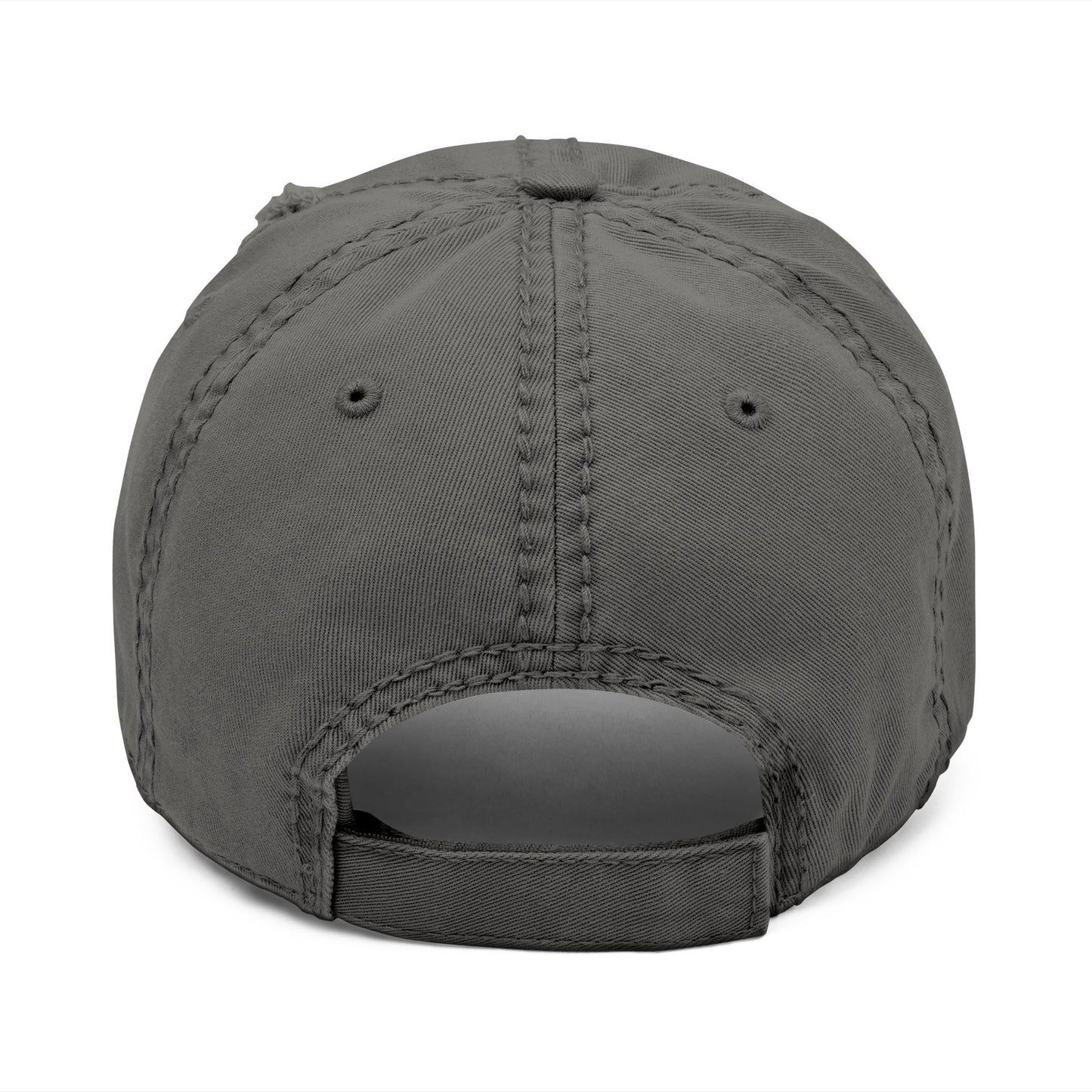 YHWH Distressed Cap - White Letter Edition