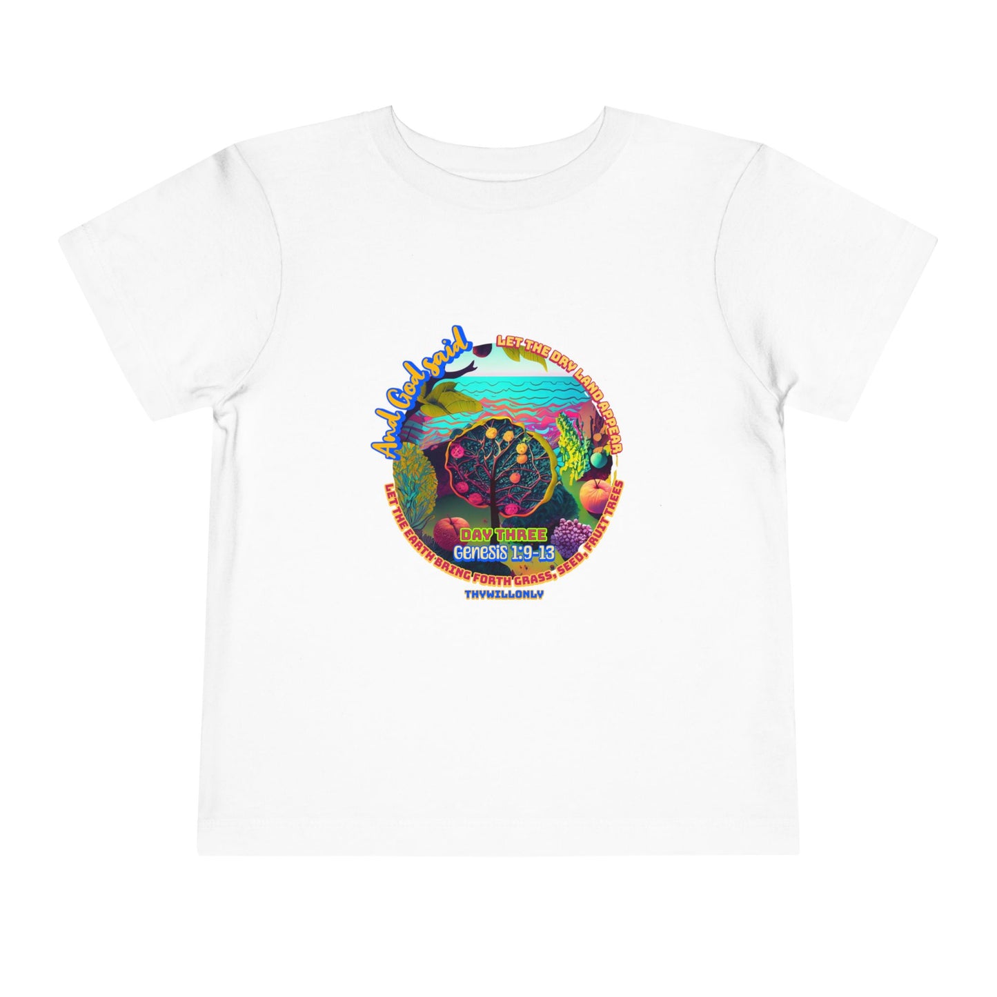 Creation Day 3 Toddler Tee: Land, Seas & Life