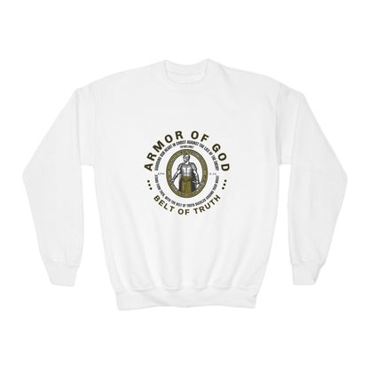 Ephesians 6:14 Youth Crewneck: Belt of Truth – Armor of God