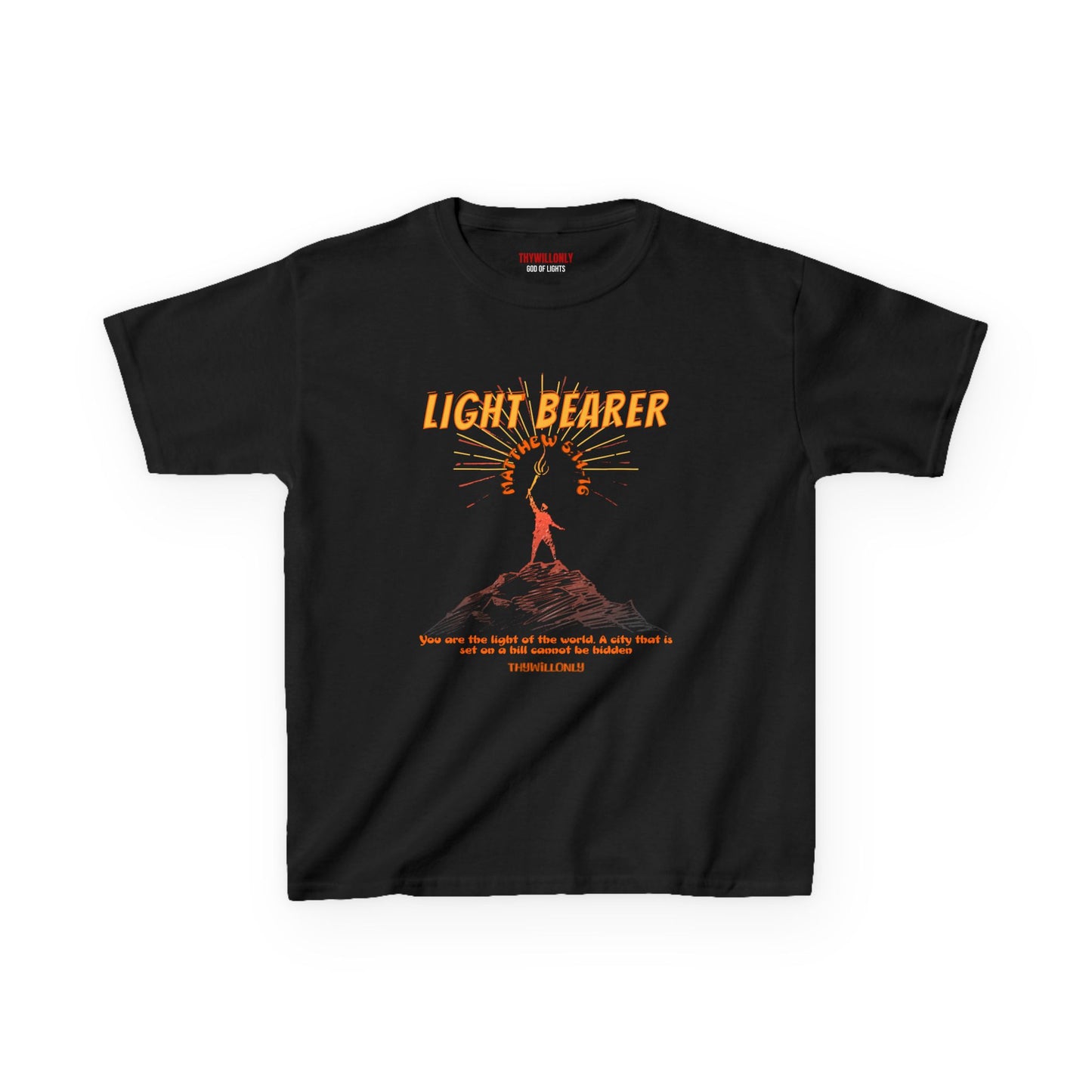 Light Bearer Kids T-Shirt – Matthew 5:14–16