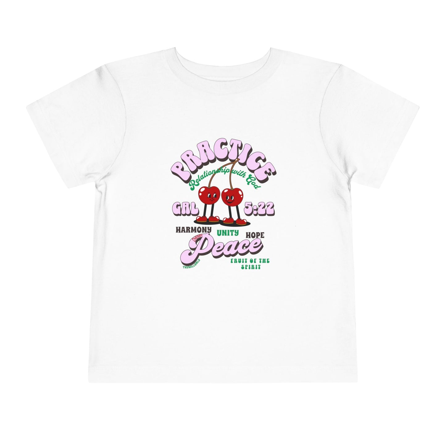Galatians 5:22 Toddler Tee: Peace – Fruit of the Spirit