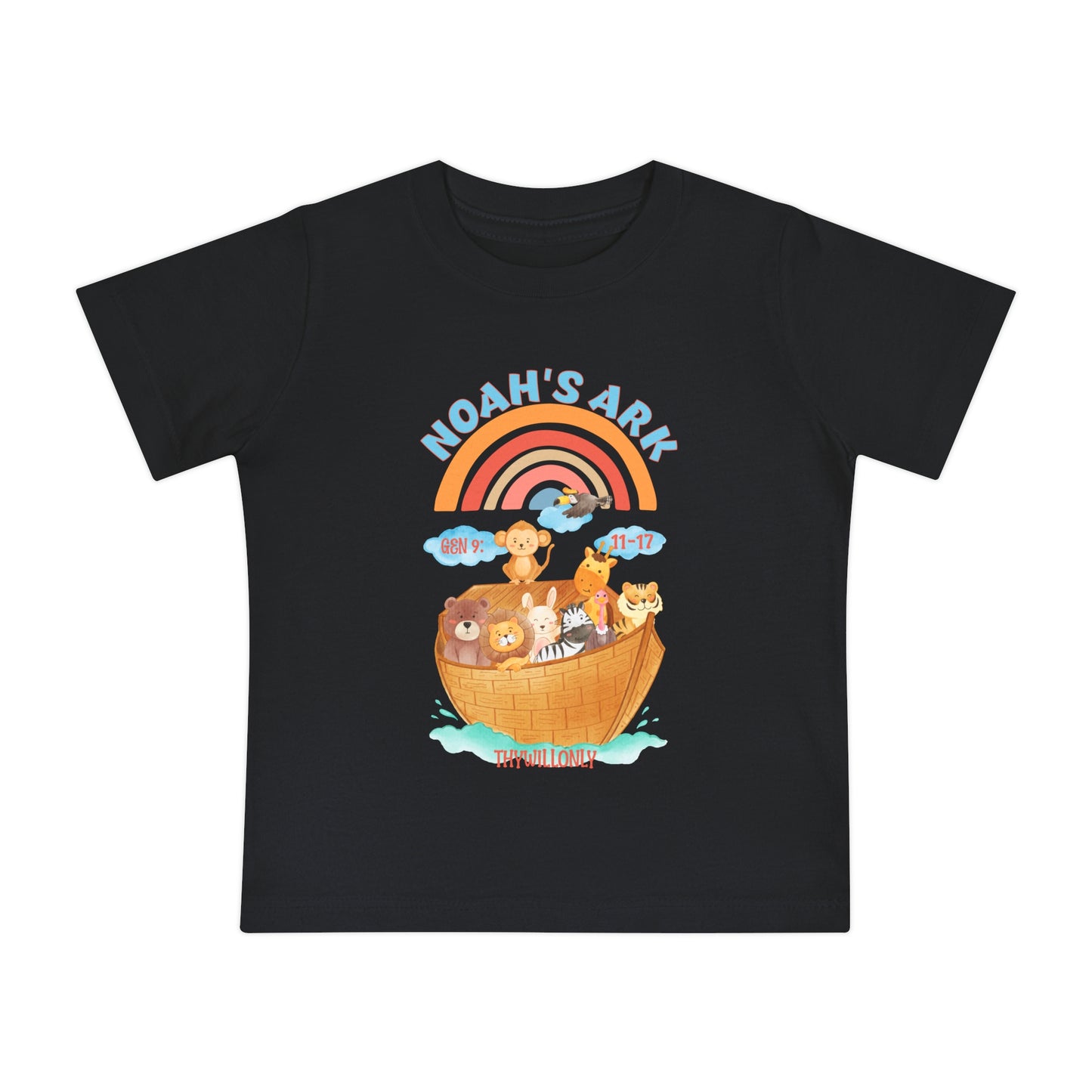 Genesis 9:13 - Noah’s Ark Baby Tee – God’s Covenant Remembered