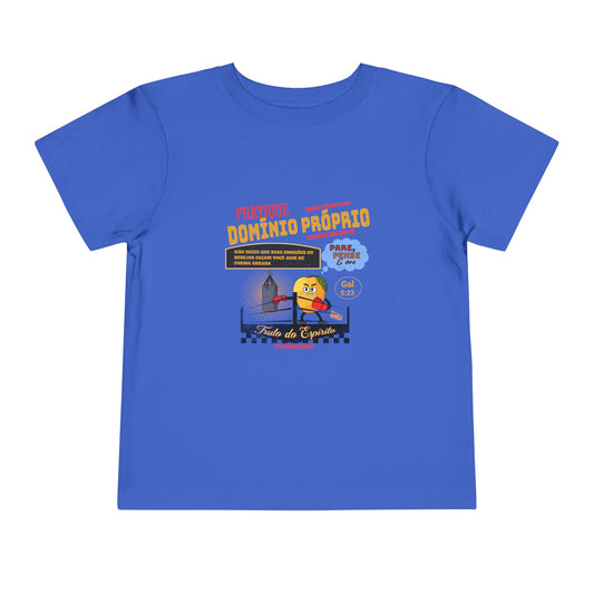 Gálatas 5:23 Camiseta Infantil: Domínio Próprio – Fruto do Espírito
