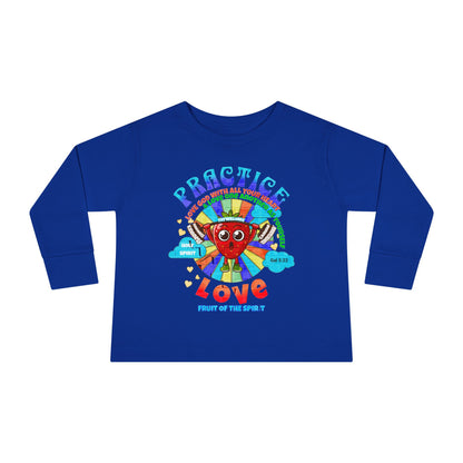 Galatians 5:22 Toddler LS Tee: Love – Fruit of the Spirit