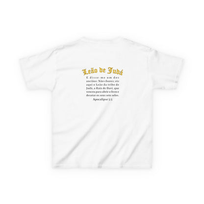 Apocalipse 5:5 - Camiseta Jovens : O Orgulho do Leão de Judá