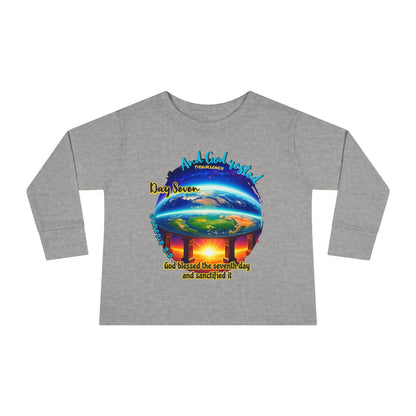 Creation Day 7 Toddler LS Tee – God Rested