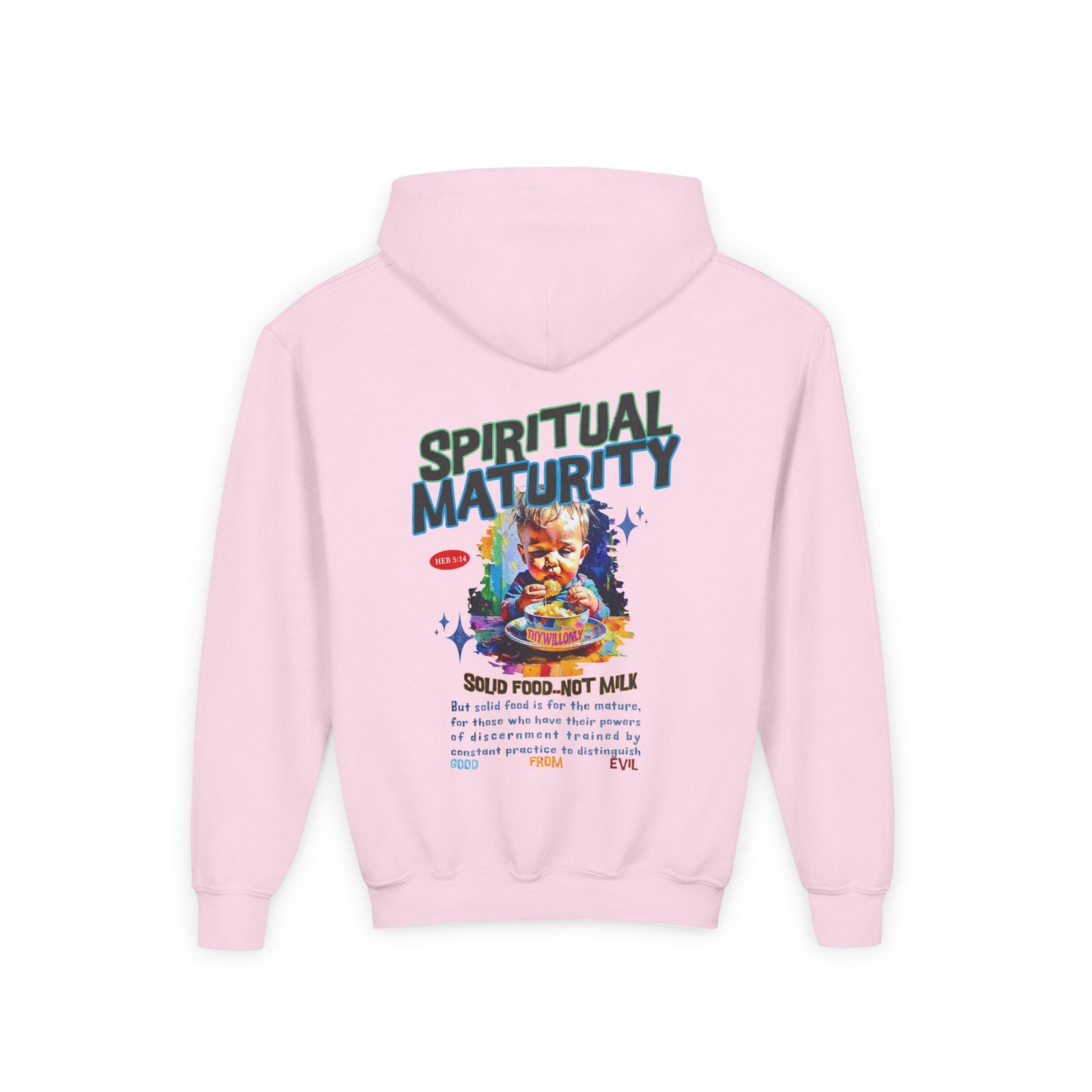 Hebrews 5:14 Kids Hoodie: Spiritual Maturity