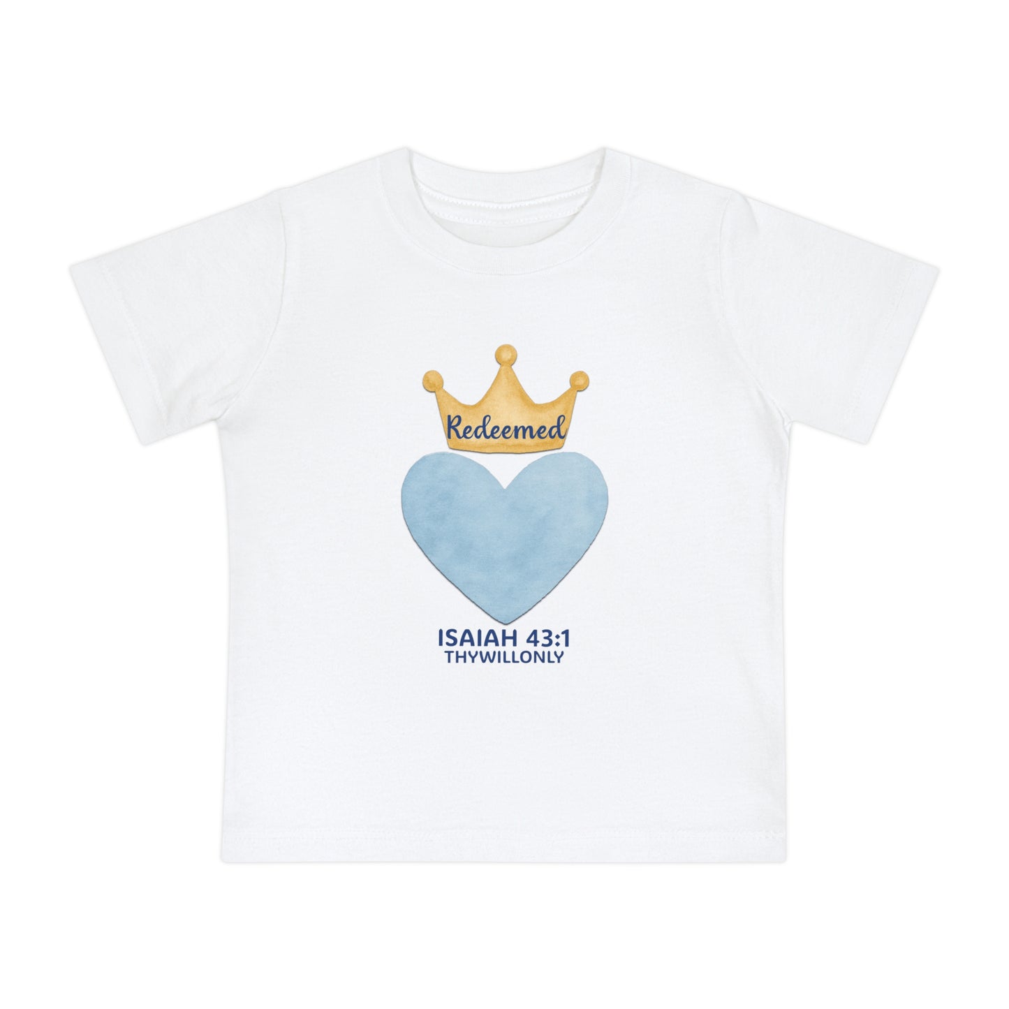 Isaiah 43:1 - Redeemed Baby Tee