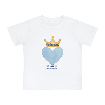 Isaiah 43:1 - Redeemed Baby Tee