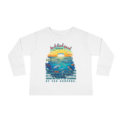 Creation Day 5 Toddler LS Tee: Soar & Splash