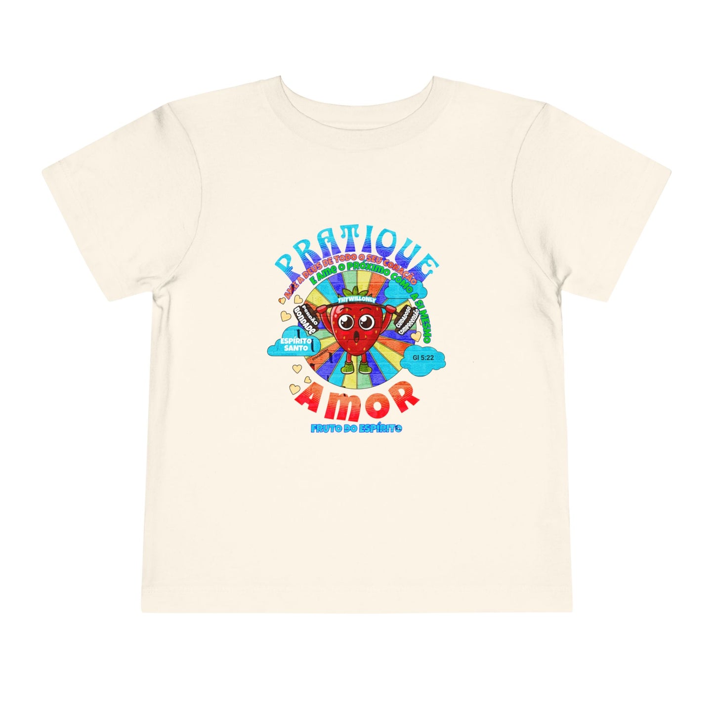 Gálatas 5:22 Camiseta Infantil: Amor – Fruto do Espírito
