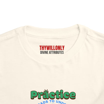 Galatians 5:22 Toddler Tee: Patience – Fruit of the Spirit