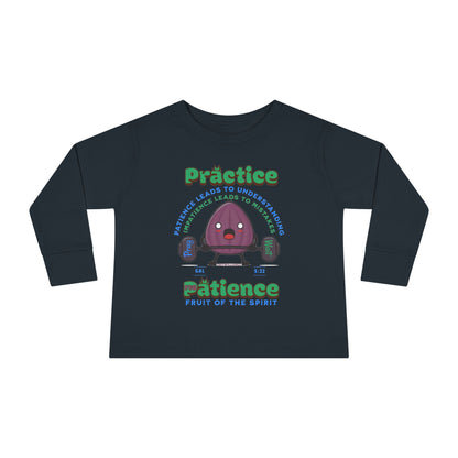 Galatians 5:22 Toddler LS Tee: Patience – Fruit of the Spirit