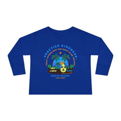 Galatians 5:22 Toddler LS Tee: Kindness – Fruit of the Spirit