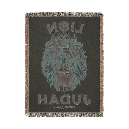 Lion of Judah Woven Blanket – Revelation 5:5