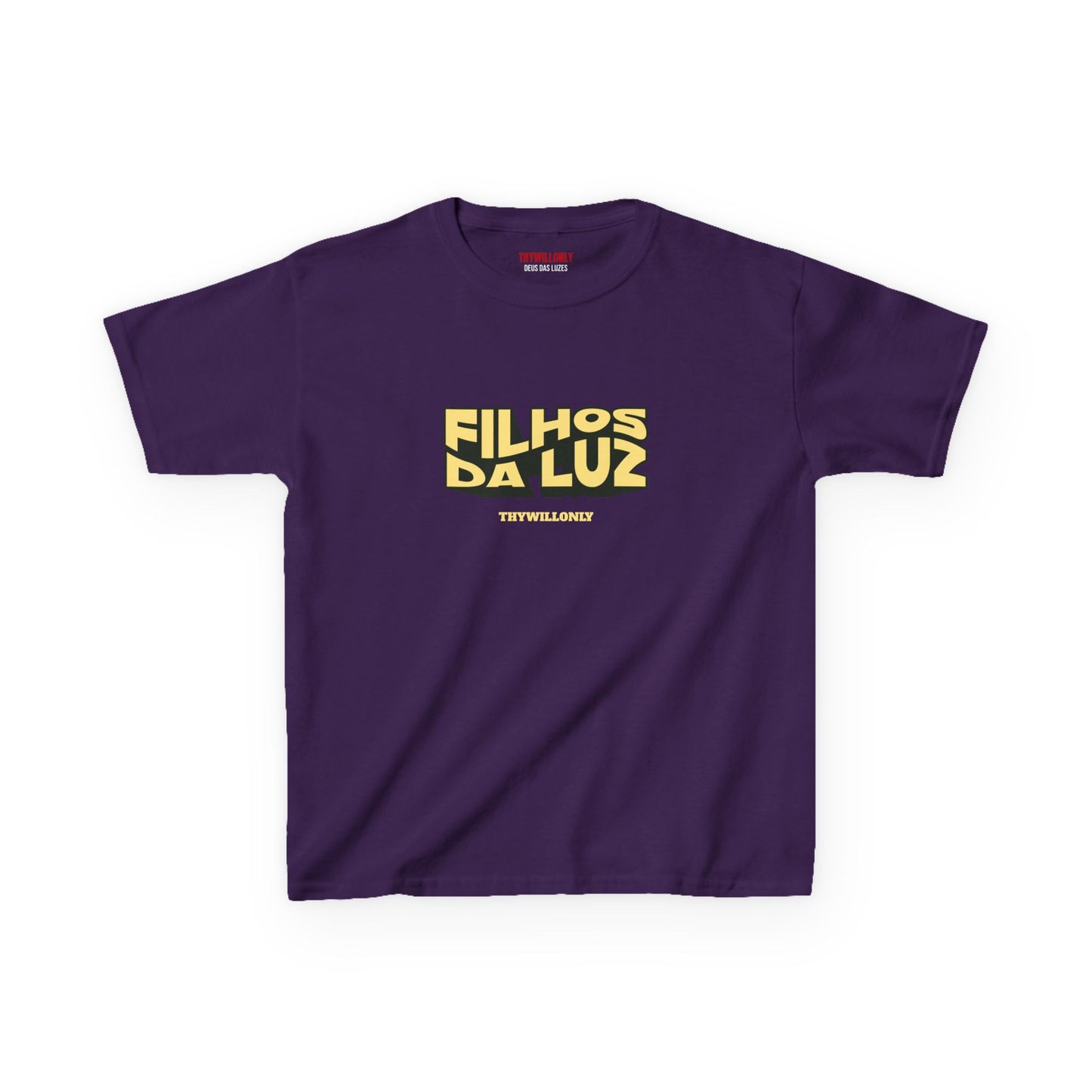 Camiseta Infantil Salmo 27:1 – O Senhor é a Minha Luz