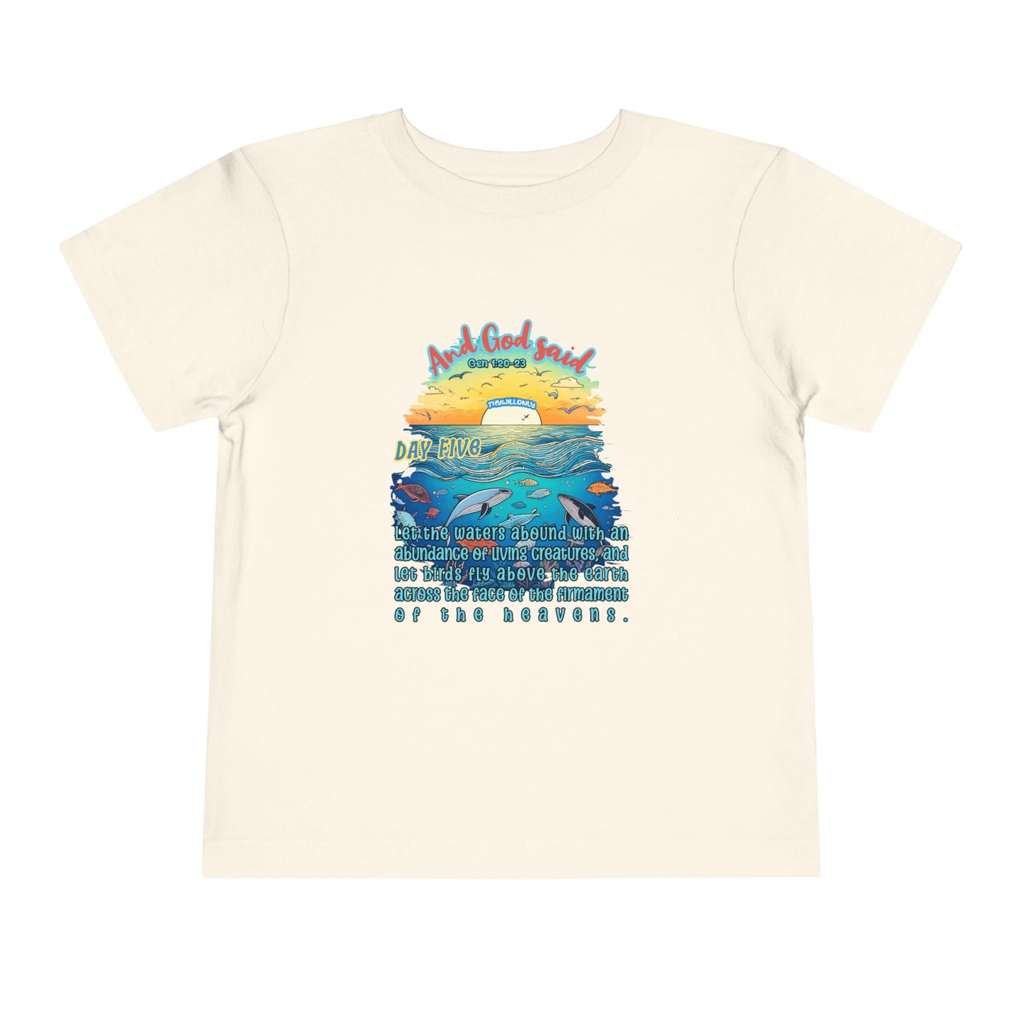 Creation Day 5 Toddler Tee: Soar & Splash