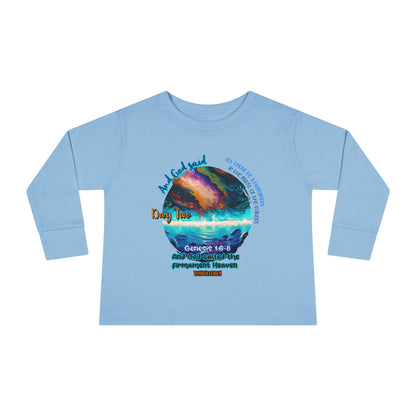 Creation Day 2 Toddler LS Tee: Sky Above, Waters Below