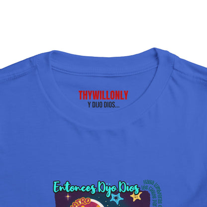 Día 4 de la Creación - Camiseta Infantil: Luces en los Cielos