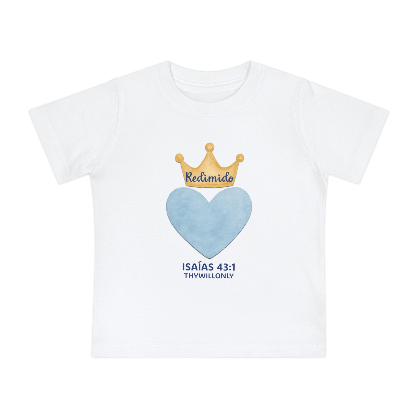 Isaías 43:1 - Camiseta de Bebê Redimido