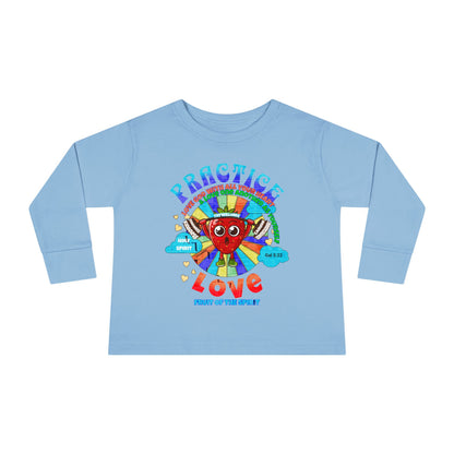 Galatians 5:22 Toddler LS Tee: Love – Fruit of the Spirit