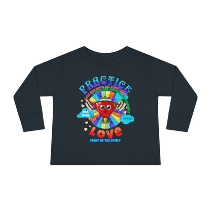 Galatians 5:22 Toddler LS Tee: Love – Fruit of the Spirit