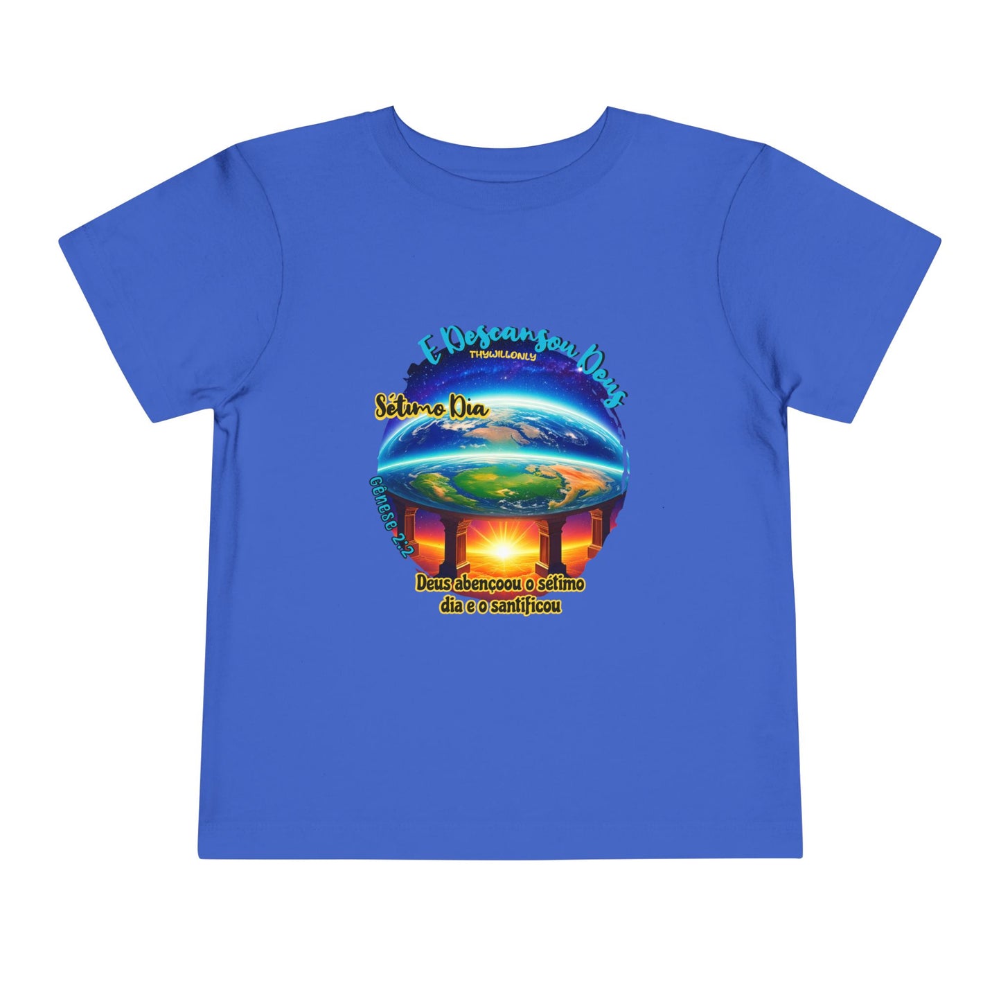 Camiseta Infantil – Dia 7 da Criação: Deus Descansou