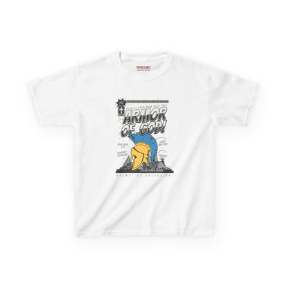 Ephesians 6:17 Youth T-Shirt: Helmet of Salvation – Armor of God