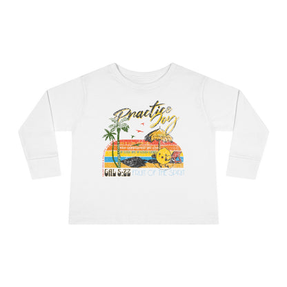 Galatians 5:22 Toddler LS Tee: Joy – Fruit of the Spirit
