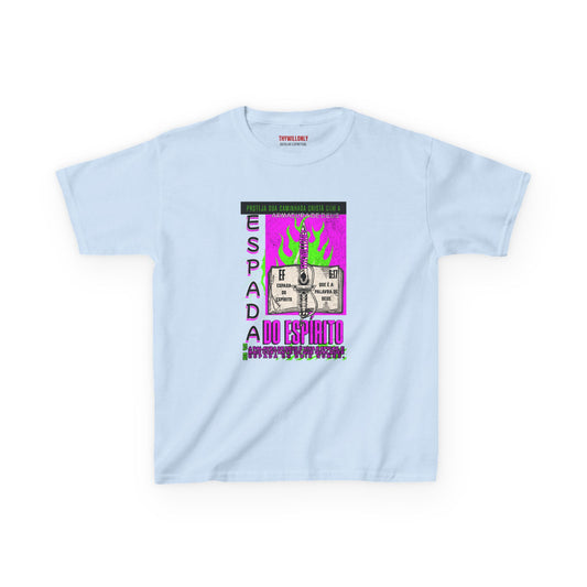 Efésios 6:17 Camiseta Juvenil: Espada do Espírito – Armadura de Deus