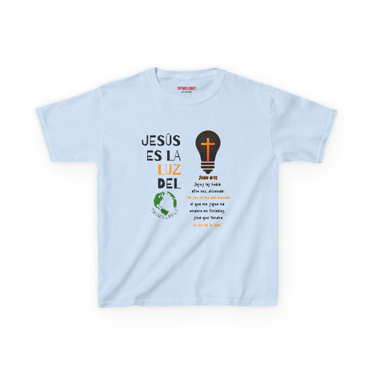 Juan 8:12 - Camiseta de Jovenes: La Luz del Mundo