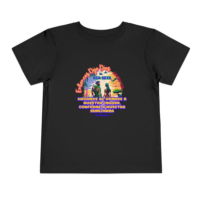 Día 6 de la Creación - Camiseta Infantil: Hecho a Su Imagen