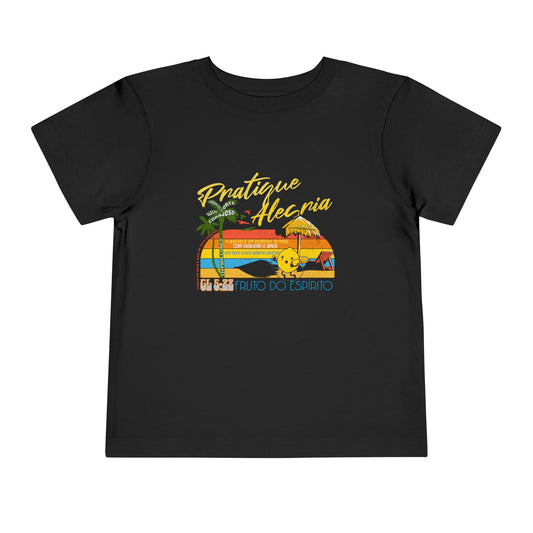 Gálatas 5:22 Camiseta Infantil: Alegria – Fruto do Espírito