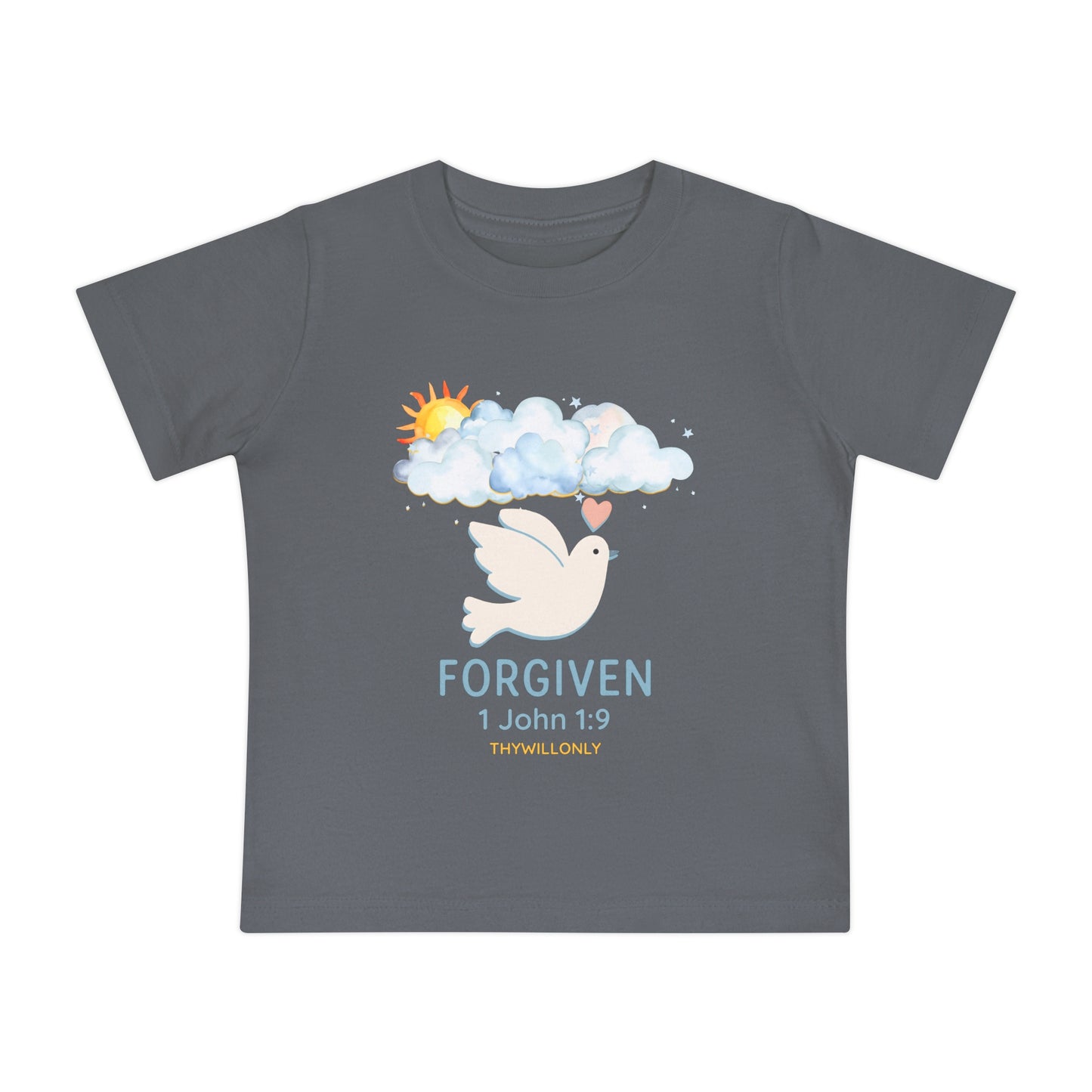 1 John 1:9 - Forgiven Baby Tee