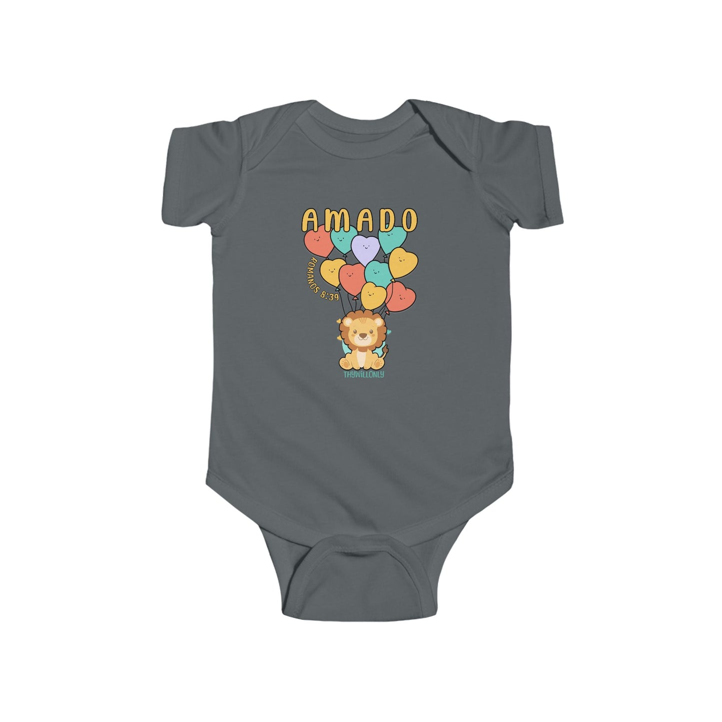 Romanos 8:38 - Body de Bebê Amado