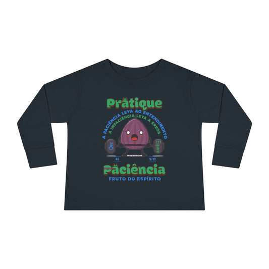 Gálatas 5:22 Camiseta Infantil: Paciência – Fruto do Espírito