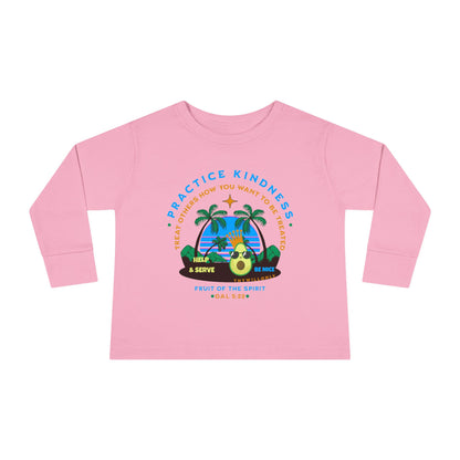 Galatians 5:22 Toddler LS Tee: Kindness – Fruit of the Spirit